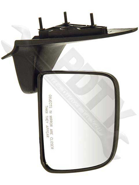 APDTY 066335 Side View Mirror - Right , Manual, Black