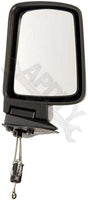 APDTY 066349 Side View Mirror - Left , Manual Remote, Black