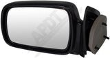 APDTY 066361 Side View Mirror Assembly Left Manual Mirror; Textured Black