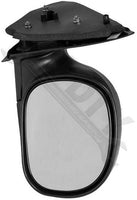 APDTY 066477 Side View Mirror - Right , Manual, Chrome, Contour Type