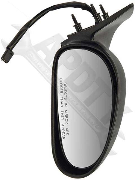 APDTY 066577 Side View Mirror - Right , Power, Black