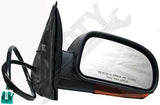 APDTY 066936 Side View Mirror Right Power, Manual Folding, with Amber Lens