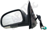 APDTY 066937 Side View Mirror Left Power, Manual Folding, with Clear Lens