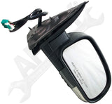 APDTY 066938 Side View Mirror Right Power, Manual Folding, with Clear Lens