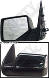 APDTY 066955 Side View Mirror Left Power, Non-Heated, Chrome