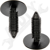 APDTY 074313 Exterior Bumper Plastic Push-Pin Retainer Clip (2 Pack)