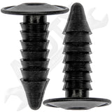 APDTY 074324 Fire Wall Nylon Plastic Push Pin Retainer Package Of 2