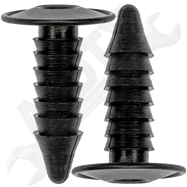 APDTY 074324 Fire Wall Nylon Plastic Push Pin Retainer Package Of 2