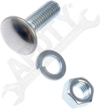 APDTY 075151 Multi Purpose Bumper Bolt - 3/8-16 x 1-1/4 In.