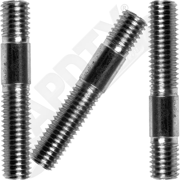 APDTY 077444 Double Ended Stud, A:m8-1.25 X 23mm, B:m8-1.25 X 10mm, Length 45mm