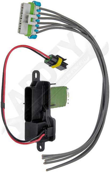 APDTY 84517 Blower Motor Resistor Kit with Harness