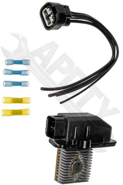 APDTY 084553 Blower Motor Resistor Kit With Harness