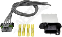 APDTY 084611 Blower Motor Resistor Kit w/ Harness