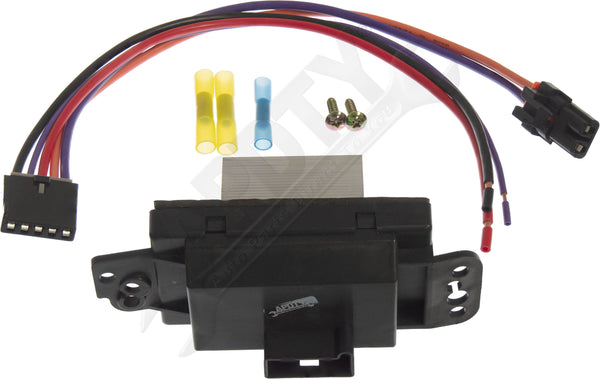 APDTY 084619 Blower Motor Speed Control Resistor With Wiring Harness