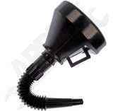 APDTY 0847 18 In. Plastic Flex & Fill Funnel, Bowl Holds 1 Quart