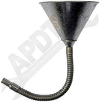 APDTY 0896 5-1/2 In Diameter Steel Flexible Neck Funnel