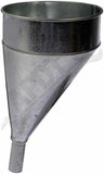 APDTY 0915 5 Quart 8-1/2 In. Diameter Galvanized Steel Funnel