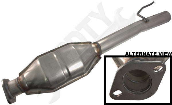 APDTY 100002 Catalytic Converter (Rear; Mounts Under Car; Not Engine Mounted)