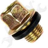 APDTY 101149 Oil Drain Plug Standard M12-1.25, Head Size 14Mm
