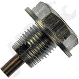 APDTY 101162 1/2" x 20 Oversized Magnetic Drain Plug w/ Gasket (Pack Of 5)