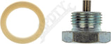 APDTY 101185 Oil Drain Plug& Gasket;  Magnetic; 3 Pack; 3/4-16, Head Size 1 In.
