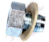 APDTY 101186 Oil Drain Plug Standard M14-1.50, Head Size 17mm