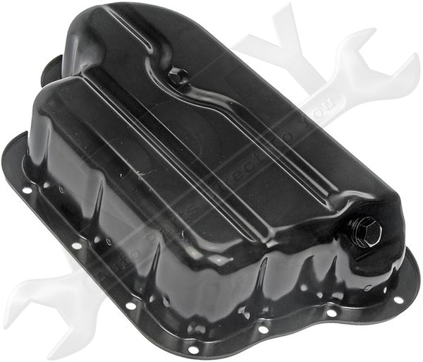 APDTY 103952 Engine Oil Pan Assembly w/Drain Plug