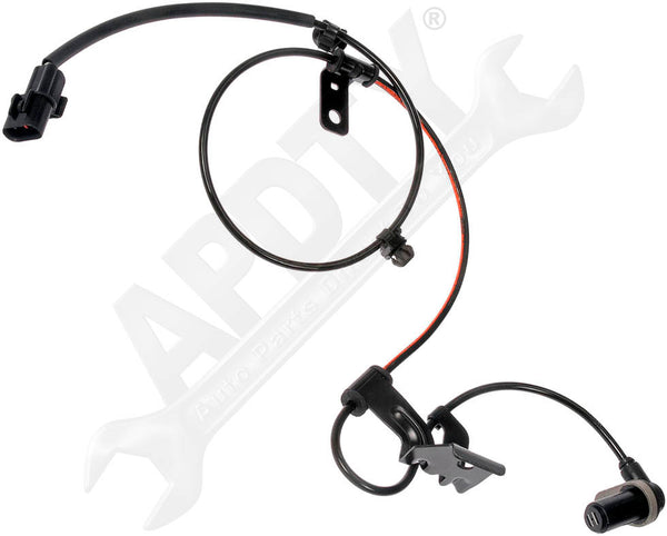 APDTY 104083 Anti-lock Braking System Wheel Speed Sensor with Wire Harness