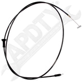 APDTY 104155 Front Hood Release Cable Assembly