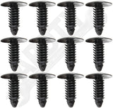APDTY 104523x12 Plastic Push Pin Retainer; Pack Of 12; Replaces 6036155AA