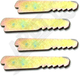 APDTY 104609x4 Exterior Door Handle Paddle Keeper; Replaces 55076221; Pack Of 4