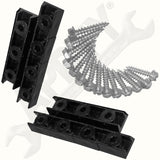 APDTY 105722 Rear Fender Flare Hardware Kit (Rear Left or Right)