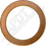 APDTY 106113 Copper Drain Plug Gasket, Fits 5/8, M16, M16.4
