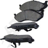 APDTY 107464 Ceramic Brake Pad Set; Front Left & Right; Replaces 4778058TI