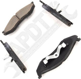APDTY 107464 Ceramic Brake Pad Set; Front Left & Right; Replaces 4778058TI
