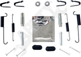 APDTY 107556 Parking Brake Hardware Kit; Rear Left Or Right; Replaces 4796337HK