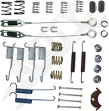 APDTY 107629 Drum Brake Hardware Kit; Rear; With 9" Drum Models; Replace 4636779