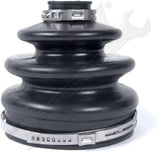 APDTY 108057 CV Shaft Boot Kit; Original Stiff Rubber; Front; Replaces 4796233