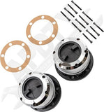 APDTY 108867 Manual Locking Hub Set; Front Left & Right; Replaces 400502