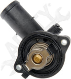 APDTY 108988 Thermostat Plastic Housing & Gasket Fits Select 3.0L or 3.6L V6