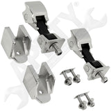 APDTY 109616 Hood Catch Latch Kit Stainless Steel Fits 1997-2006 Wrangler