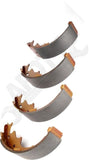 APDTY 110503 Drum Brake Shoe & Lining Set; Rear Left & Right; Replaces 4423606