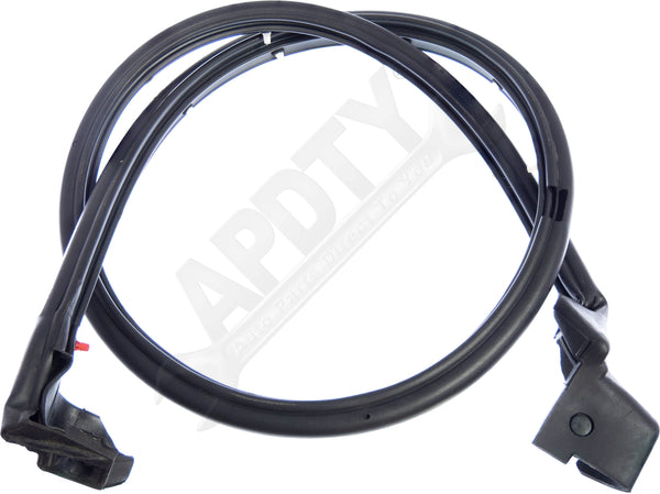 APDTY 110800 Rubber Weatherstrip Door Seal Front Right (Half Door Models)