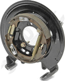APDTY 112229 Rear Backing Plate Set w/ Parking Brake Shoe Set Hardware & Springs