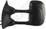 APDTY 112566 Side View Mirror; Tow Mirror; Standard Power; Non-Heated; Left