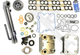 APDTY 112577 Round EGR Cooler & Engine Oil Cooler Kit w/Gaskets