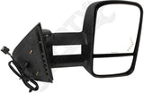 APDTY 112615 Side View Dual Mirror Assembly For Towing Turn Signal In Glass RGT