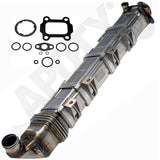 APDTY 112695 EGR Exhaust Gas Recirculation Cooler & Gaskets Fits Cummins ISX 15