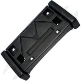 APDTY 112703 License Plate Black Plastic Holder Bracket