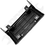 APDTY 112705 License Plate Black Plastic Holder Bracket Front Replaces 15990676